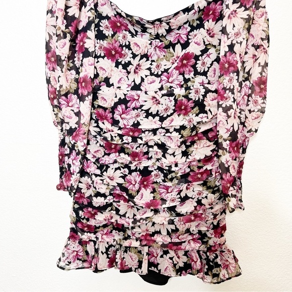 ASTR Keira Floral Mini Dress XS - Picture 3 of 7